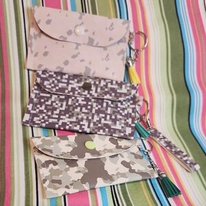 Stylish Camouflage and Geometric Key & Card Holders